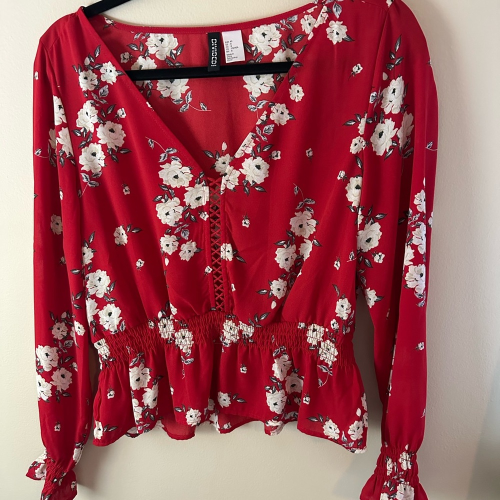 Floral Peplum Top